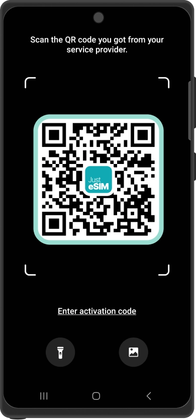 6. <b>Scan</b> the QR-code from app or your e-mail