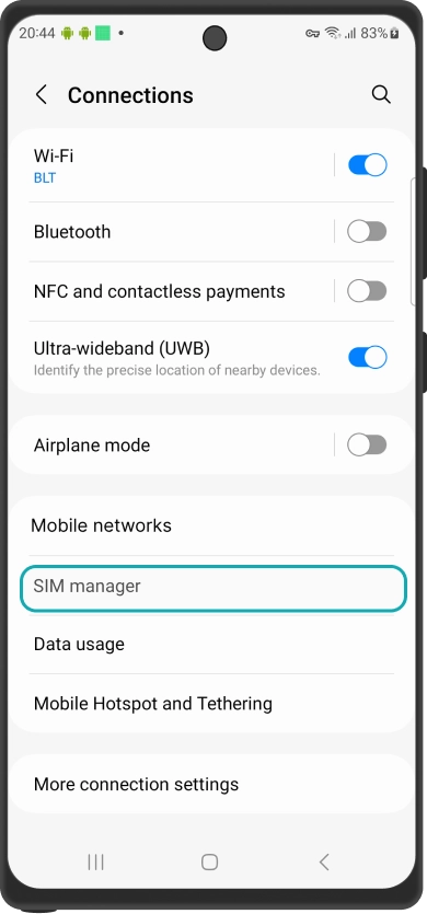 <b>SIM manager</b>