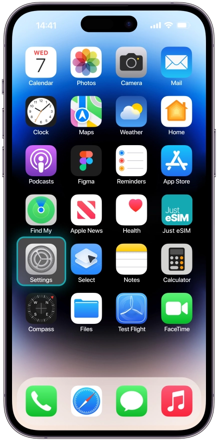 Идем в <b>Настройки</b>